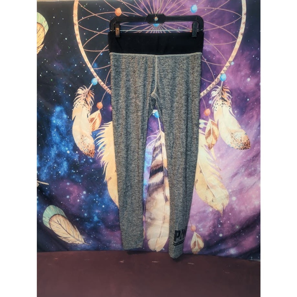 Pink Ladies' Small Gray Yoga Pants
